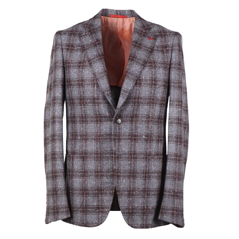 Isaia Slim-Fit Donegal Wool Sport Coat Refined Men's Classic 