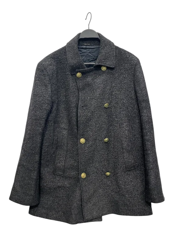 Maison Margiela/Trench Coat/52/Wool/GRY/ Cool Men's Distressed