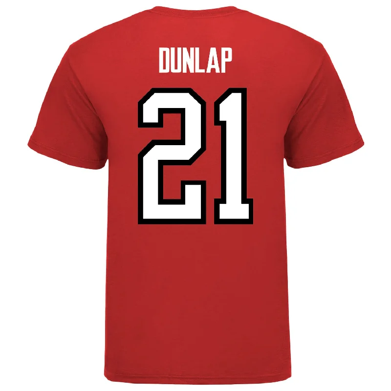 Ohio State Buckeyes Men's Hockey Student Athlete #21 Joe Dunlap T-Shirt Sharp Men's Italian Ohio State Buckeyes Men's Hockey Student Athlete #21 Joe Dunlap T-Shirt Sharp Men's Italian