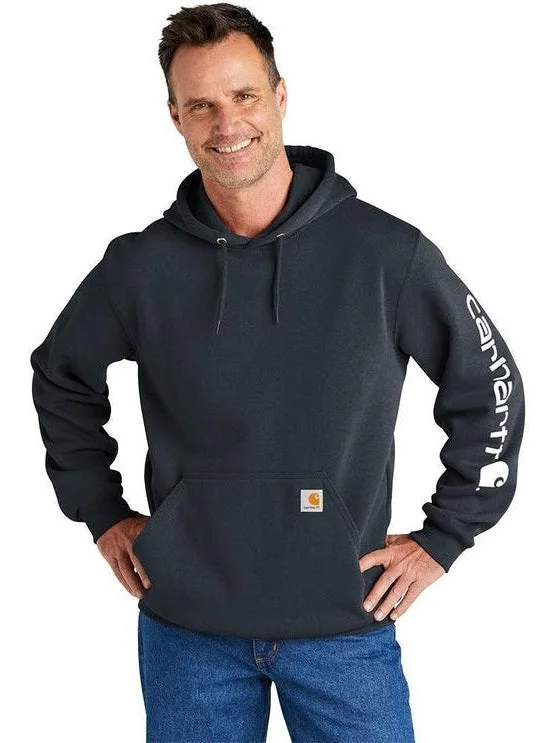 Carhartt Midweight Hooded Logo Sweatshirt Unique Men's Patch