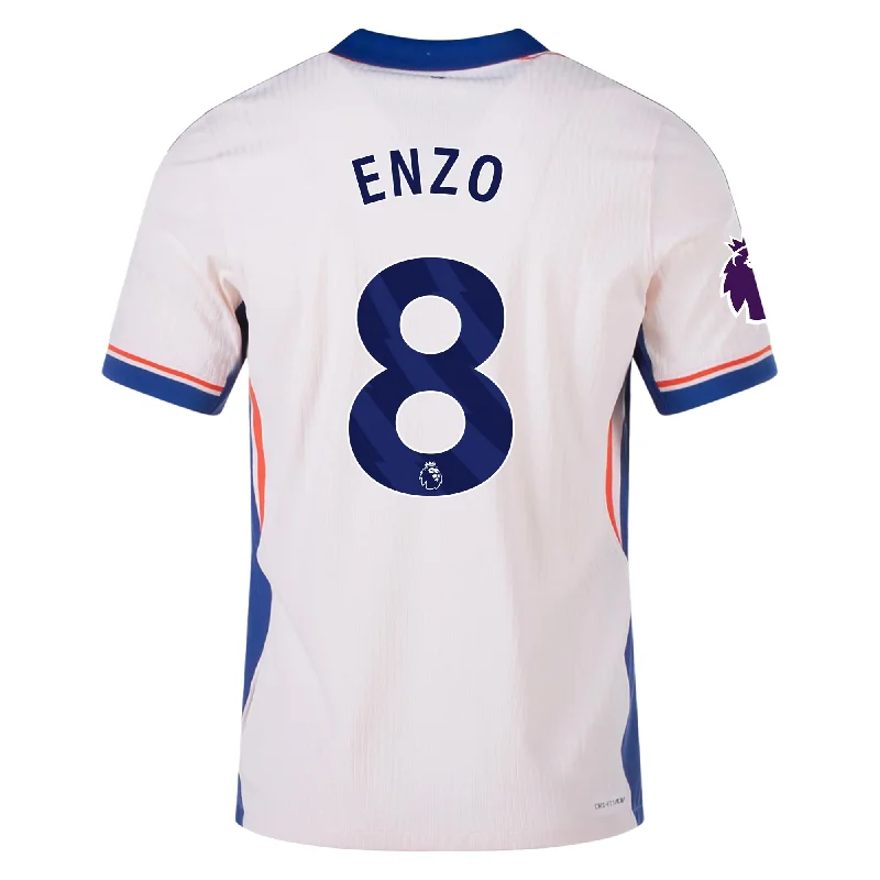 Nike Chelsea Authentic Enzo Fenandez Away Jersey w/ EPL Patch 24/25 (Guava Ice/Rush Blue) Cozy Men's Winter Nike Chelsea Authentic Enzo Fenandez Away Jersey w/ EPL Patch 24/25 (Guava Ice/Rush Blue) Cozy Men's Winter