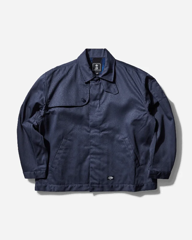 Men's TDC Oversized Fit Lined Eisenhower Jacket Navy Stylish Men's Tropical 