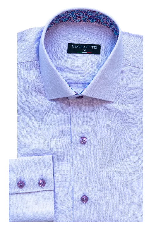 Masutto Shirt | TORRE-06 LONG SLEEVE BUTTON DOWN SHIRT Practical Men's Multi