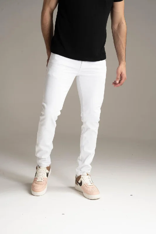Spark Basic Stretch Jean (White) Tailored