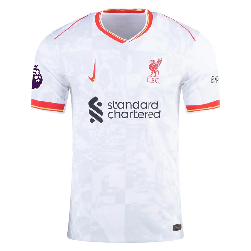 Nike Liverpool Authentic Third Jersey w/ EPL Patch 24/25 (White/Pure Platinum) Street Nike Liverpool Authentic Third Jersey w/ EPL Patch 24/25 (White/Pure Platinum) Street