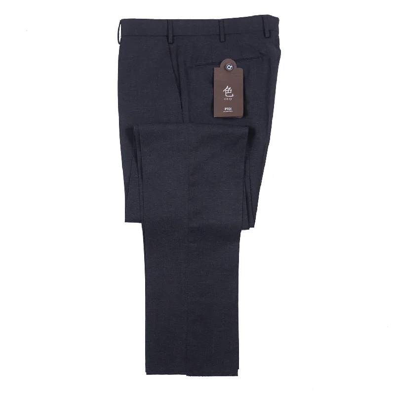 PT01 Slim-Fit Wool and Linen Pants Relaxed Men's Beach