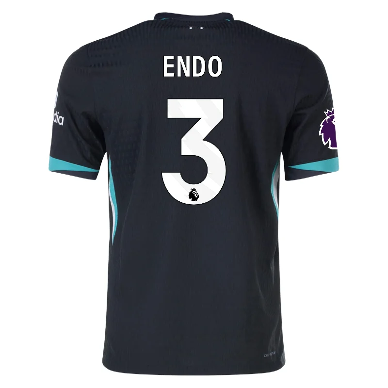 Nike Liverpool Authentic Wataru Endō Away Jersey w/ EPL Patch 24/25 (Night Forest/Washed Teal) Relaxed Men's Beach Nike Liverpool Authentic Wataru Endō Away Jersey w/ EPL Patch 24/25 (Night Forest/Washed Teal) Relaxed Men's Beach