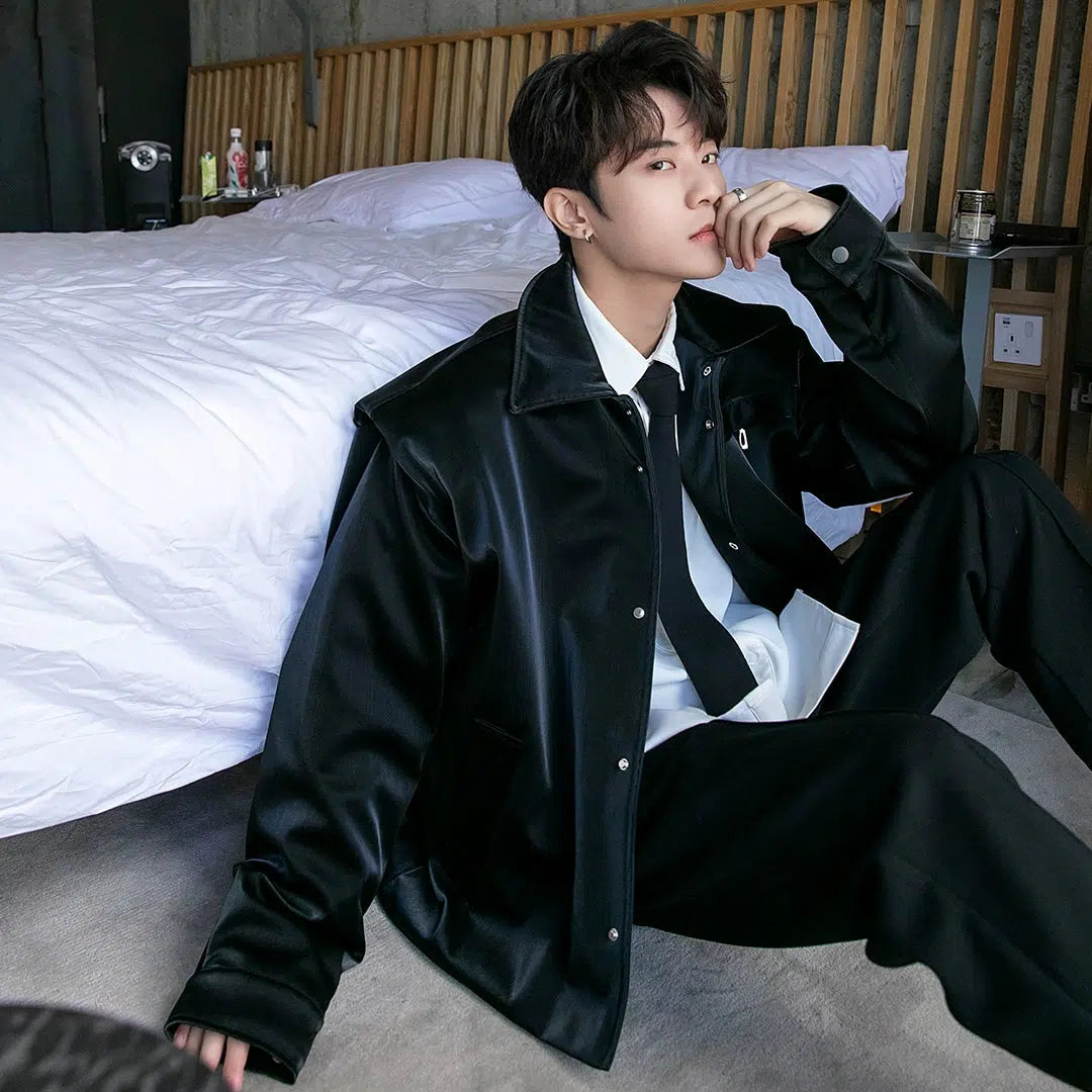 Lapel Casual Suit Jacket Sporty Men's Tennis