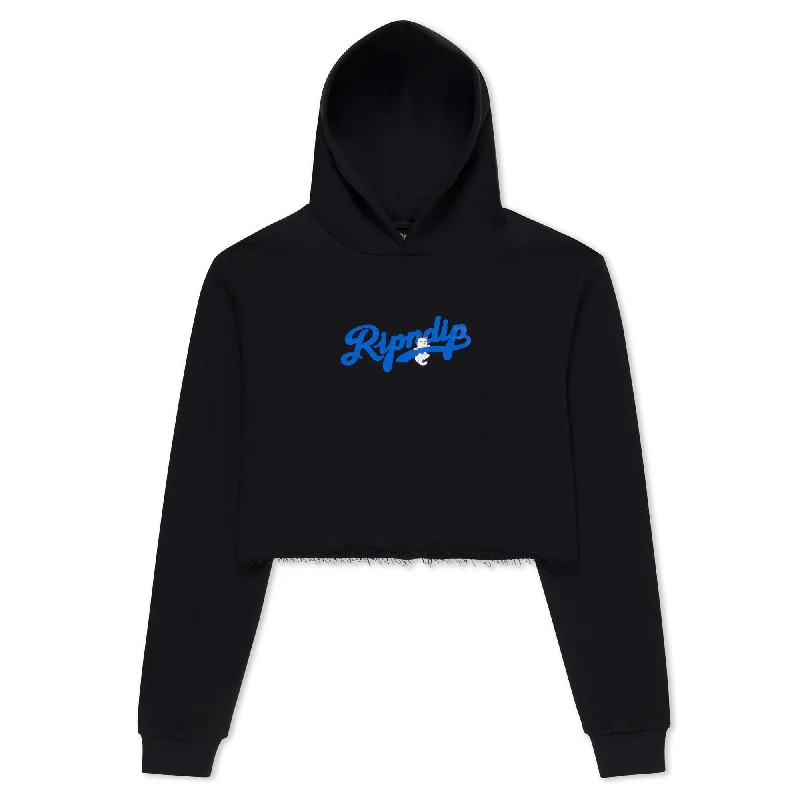 Los Ripndip Cropped Hoodie (Black) Refined Men's Classic 