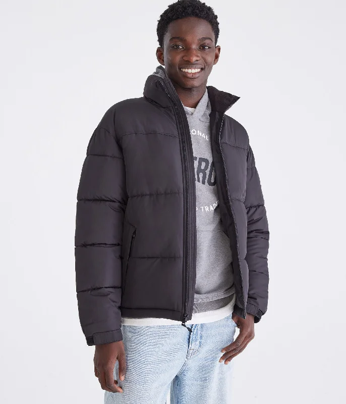 Aeropostale Heavyweight Quilted Puffer Jacket Gym