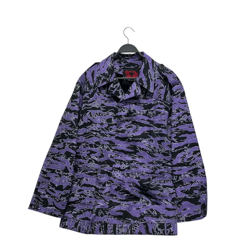 SIBERIA HILLS/Denim Jkt/L/Denim/PPL/Camouflage/ Modern Men's Geometric