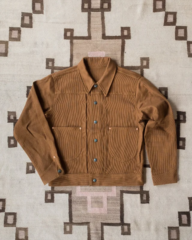 Bedford Cord Ranch Jacket - Bay Brown Youthful Men's Anime