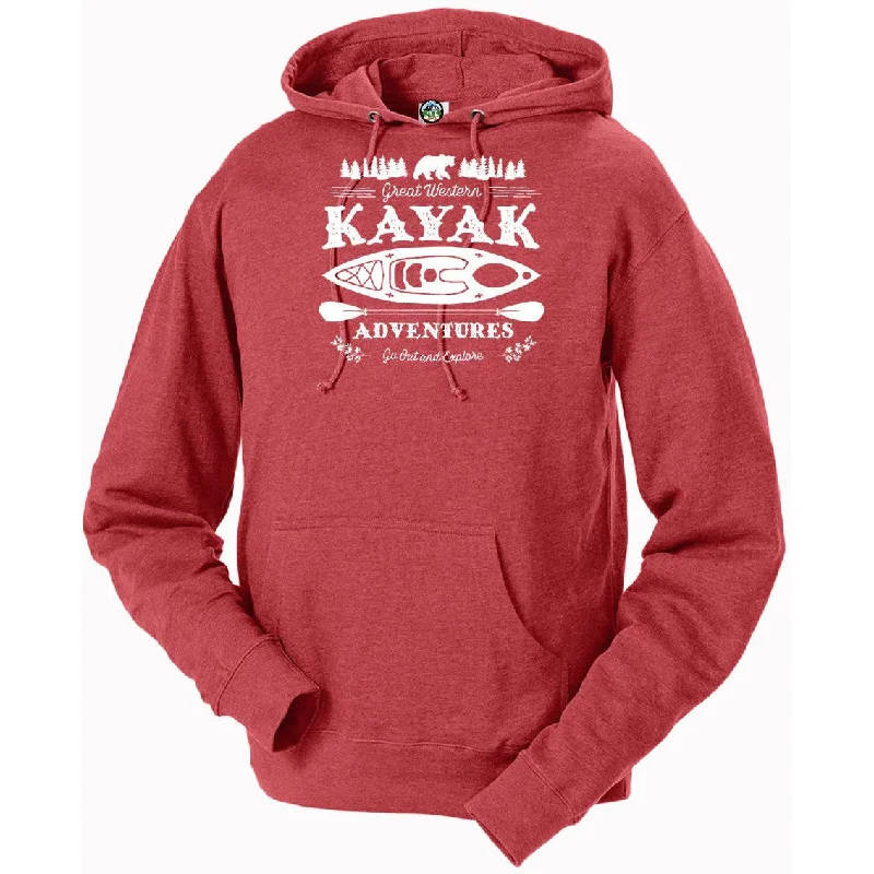 Kayak Adventure National Park Hoodie Rugged Men's Outdoor 