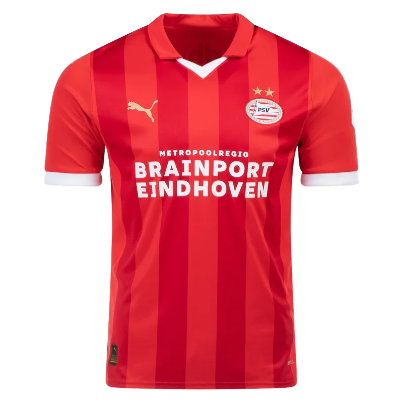 Puma PSV Eindhoven Home Jersey 23/24 (Red/White) Artistic Men's Avant