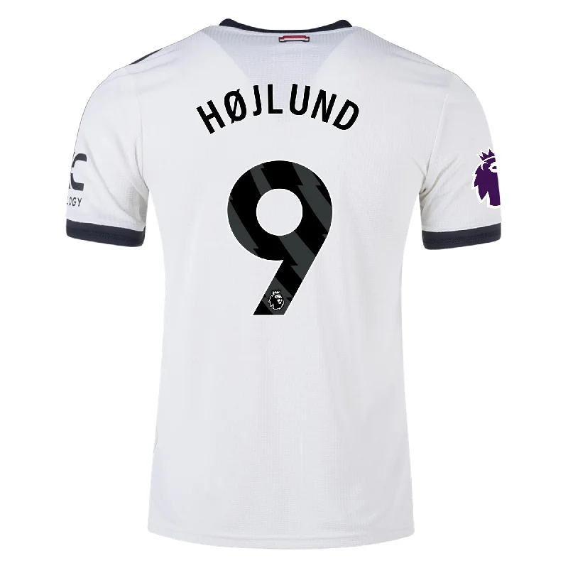 adidas Manchester United Rasmus Højlund Authentic Third Jersey w/ EPL Patch 24/25 (Off White) Monochromatic Office Style adidas Manchester United Rasmus Højlund Authentic Third Jersey w/ EPL Patch 24/25 (Off White) Monochromatic Office Style