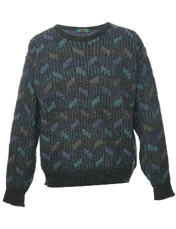 Dark Grey Jumper - XL Sophisticated Men's French