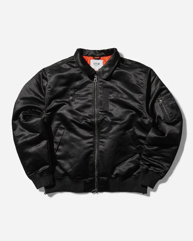 OTW Bomber Jacket Black Vintage Men's 1970S Disco