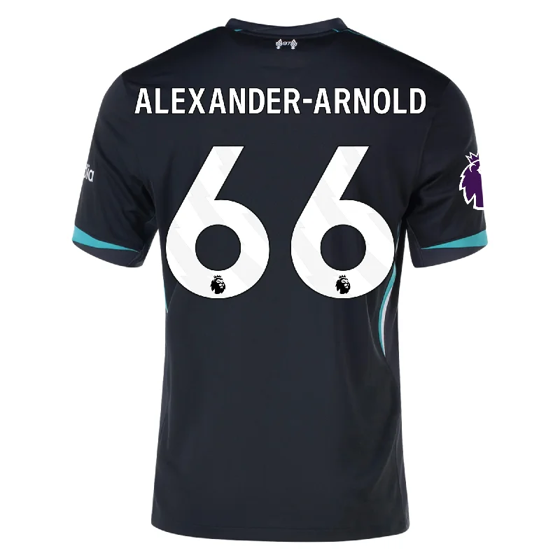Nike Liverpool Trent Alexander-Arnold Away Jersey w/ EPL Patch 24/25 (Night Forest/Washed Teal) Trendy Men's Bucket Nike Liverpool Trent Alexander-Arnold Away Jersey w/ EPL Patch 24/25 (Night Forest/Washed Teal) Trendy Men's Bucket