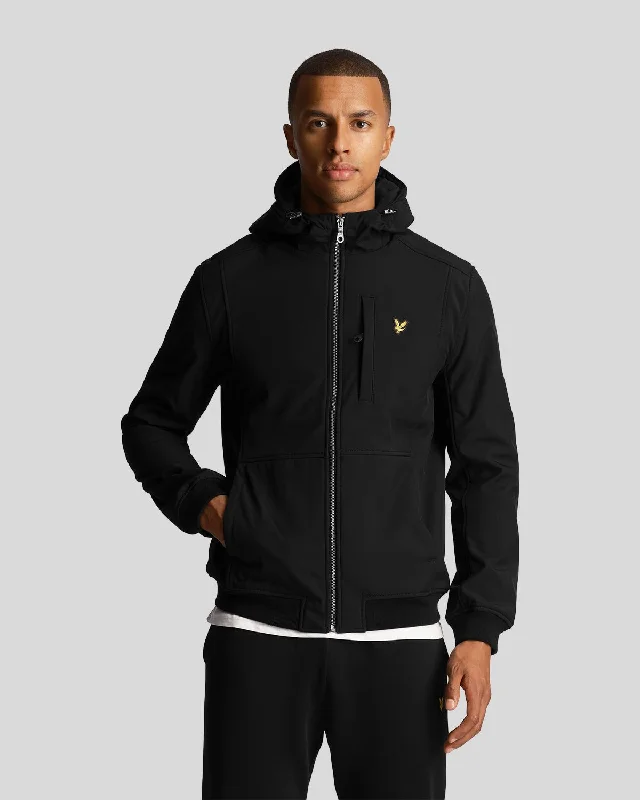 Fleece Lined Softshell Jacket Cozy Men's Sherpa