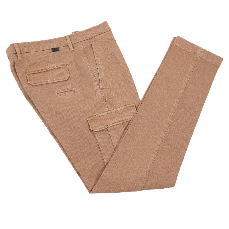 Luigi Borrelli Cotton Pants with Cargo Pockets Streetwear Style