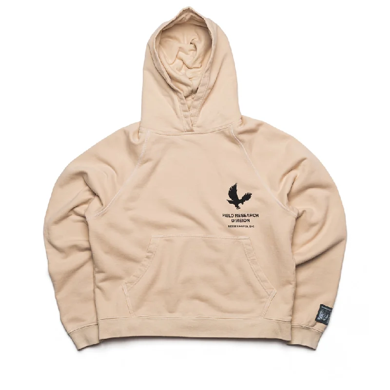 Reese Cooper Sunrise Hoodie - Khaki Polished Men's Silk