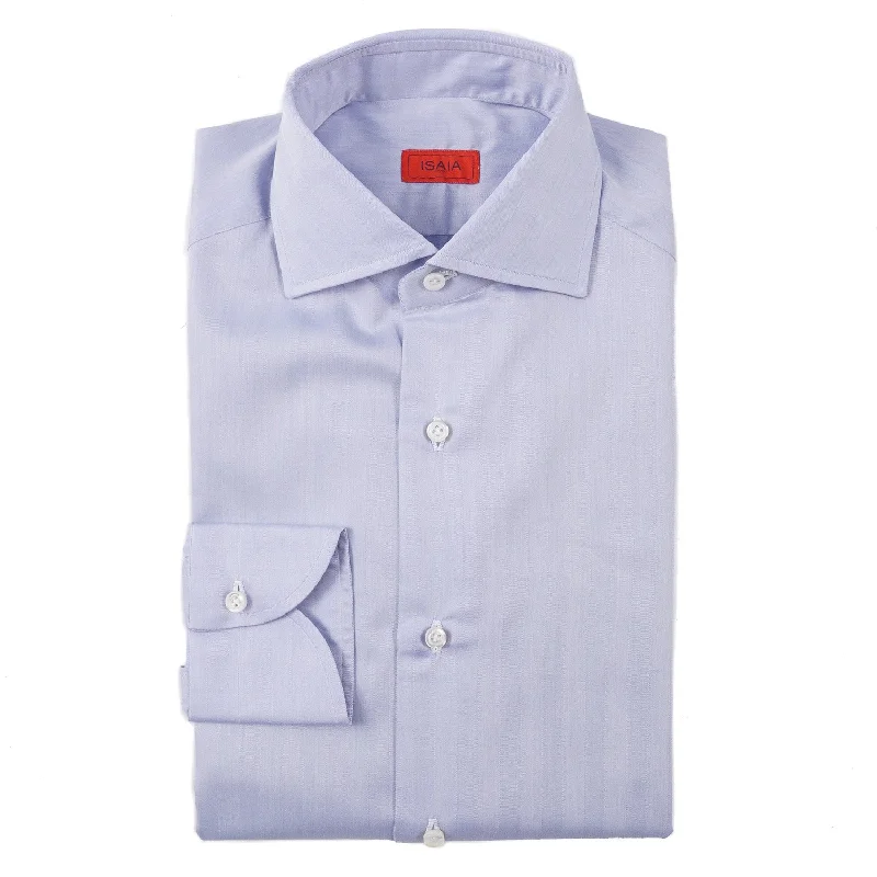 Isaia Modern 'Mix Fit' Herringbone Cotton Dress Shirt Practical Men's Multi