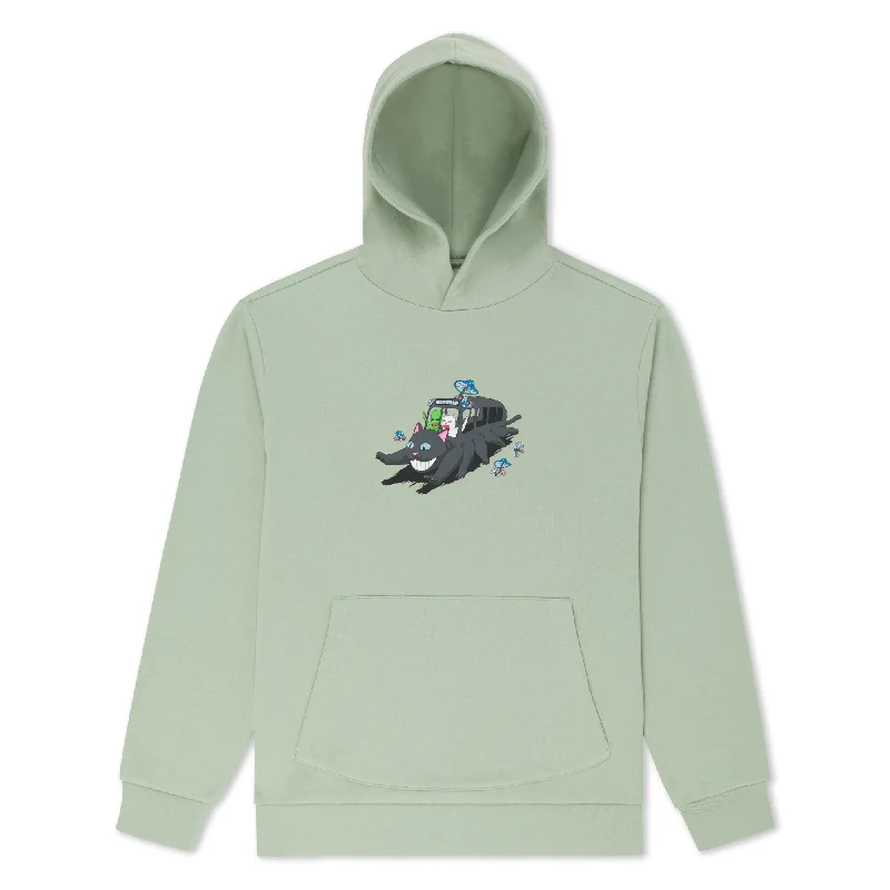 Adventure Bus Hoodie (Sage) Casual Men's Short
