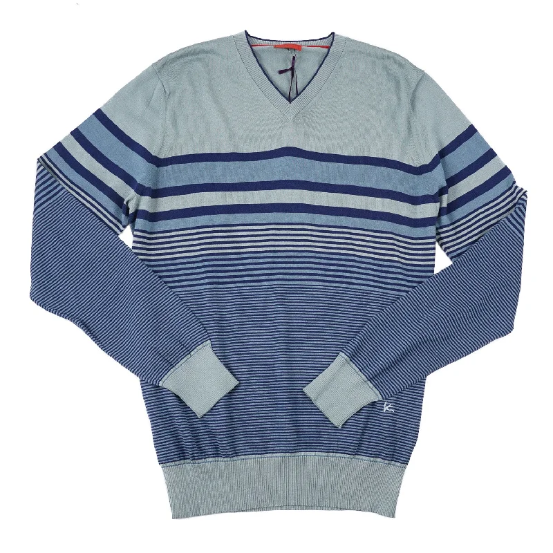 Isaia Slim-Fit Superfine Silk-Cotton Sweater Traditional Men's Country