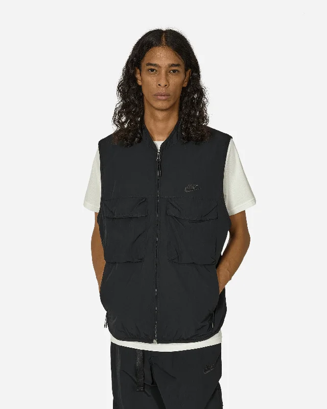 Tech Woven Vest Black Tough Men's Tactical