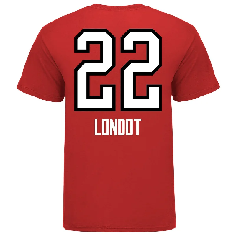 Ohio State Women's Volleyball Student Athlete T-Shirt #22 Emily Londot Casual Men's Short