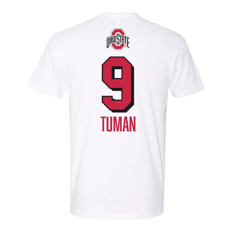 Ohio State Women's Volleyball Student Athlete T-Shirt #9 Mia Tuman Vacation