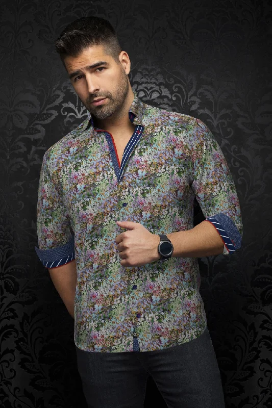 Au Noir Stretch Shirt | Karlton Multi Stylish Men's Neon