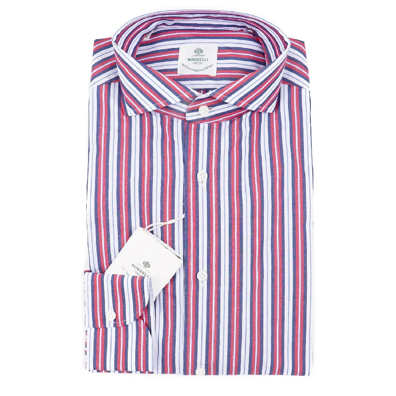 Luigi Borrelli Classic-Fit Cotton Dress Shirt Beach