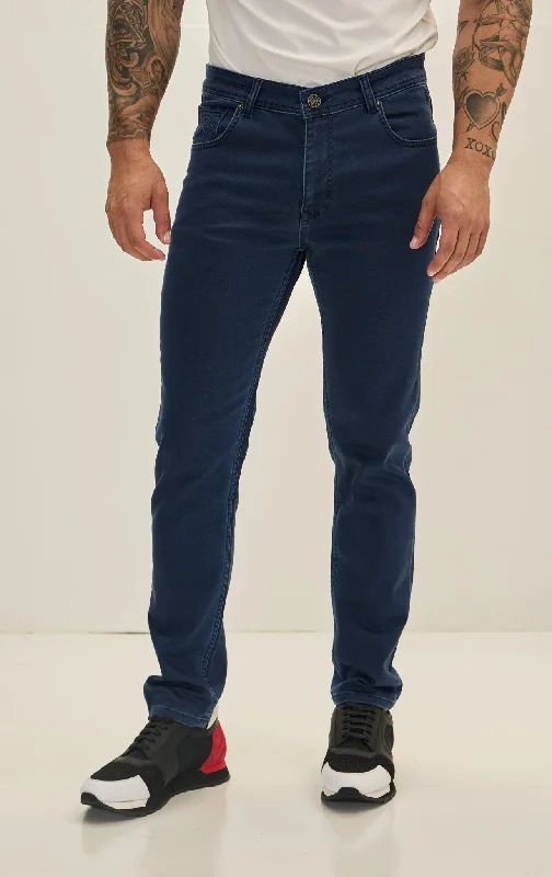 Super Soft 5-pocket Style Pants - Dark Navy Traditional Men's Country