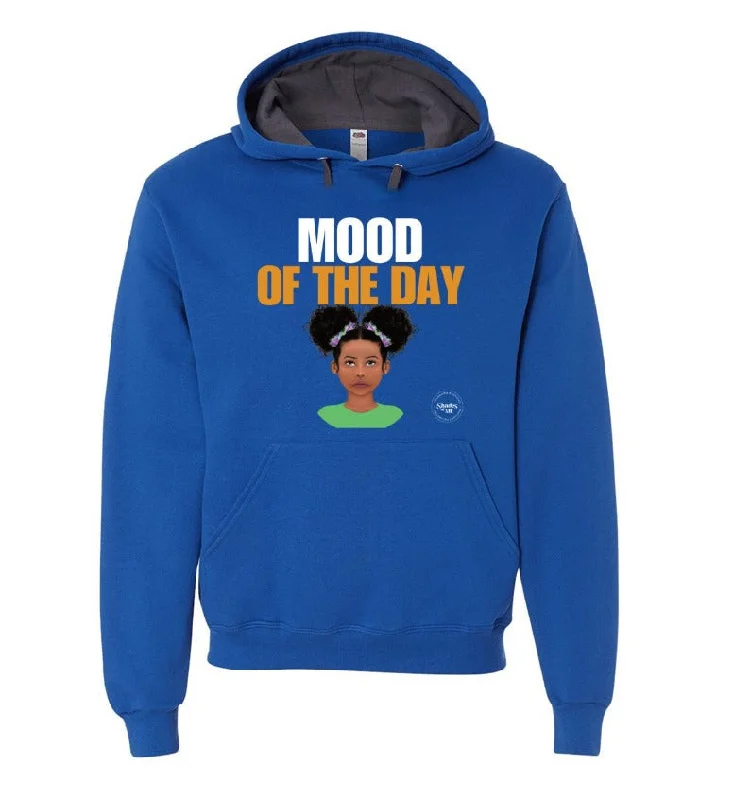 Toddler Mood of the Day Hoodie - Annoyed Stylish Men's Tropical 