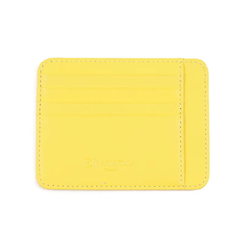 E.Marinella Credit Card Holder in Calfskin Earthy Men's Sustainable 