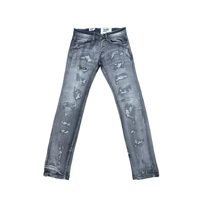 Evolution Ripped Slim Jean (Grey) Adventure