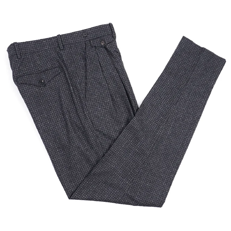 Luigi Borrelli Soft-Woven Wool Dress Pants Cozy Men's Sherpa