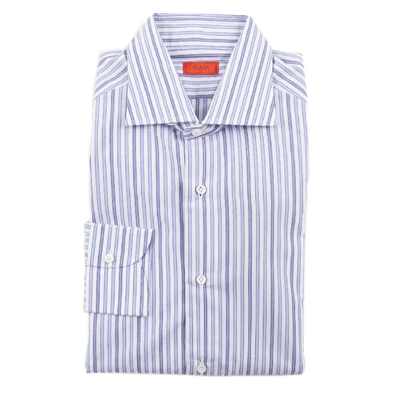 Isaia Modern 'Mix Fit' Cotton Dress Shirt Traditional Men's Wool