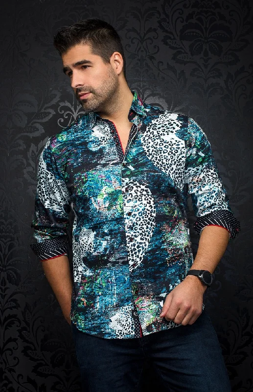 Au Noir Stretch Shirt | Kigali Multi Dynamic Men's Moto