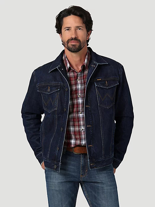 Wrangler Men's Retro Unlined Denim Jacket Confident Men's Power