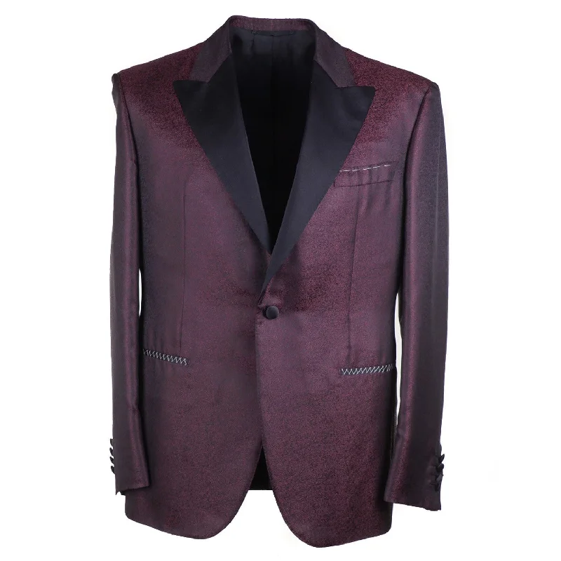 Zilli Patterned Tuxedo with Peak Lapels British Gentleman Style