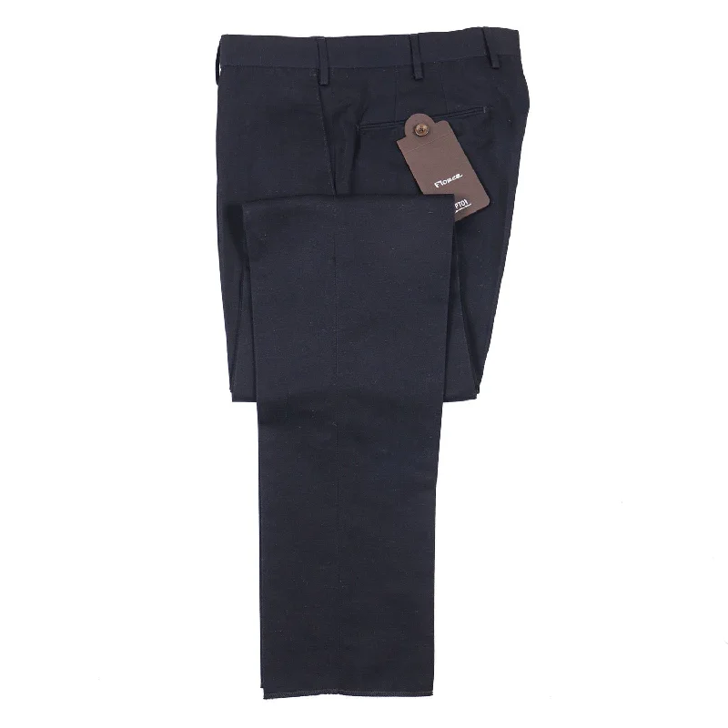 PT01 Twill Linen-Cotton Dress Pants Casual Men's Short