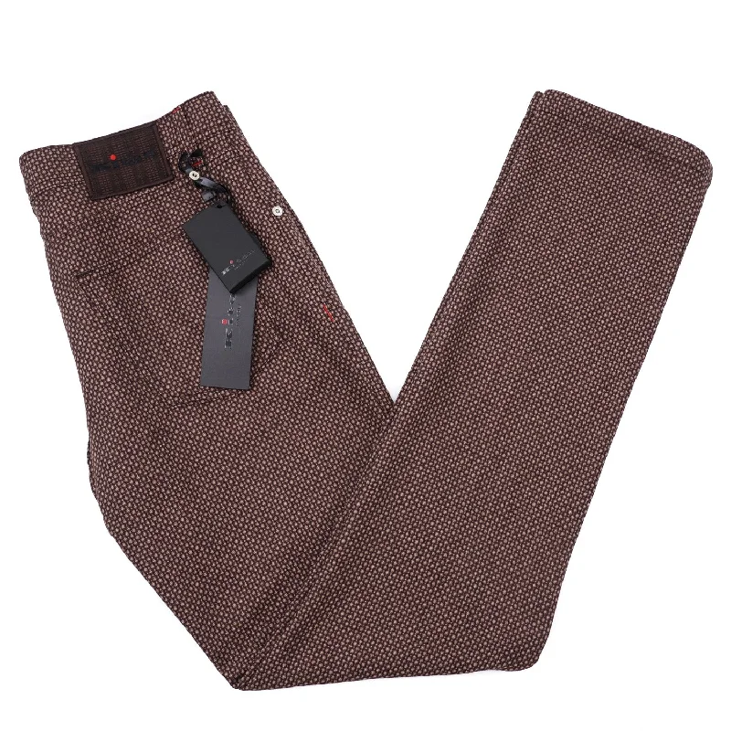 Kiton Slim Fit Five-Pocket Wool Pants Edgy Men's Punk