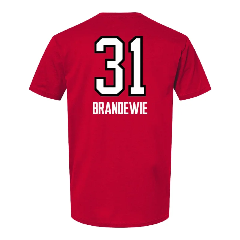 Ohio State Women's Volleyball Student Athlete T-Shirt #31 Eloise Brandewie Polished Men's Satin Ohio State Women's Volleyball Student Athlete T-Shirt #31 Eloise Brandewie Polished Men's Satin