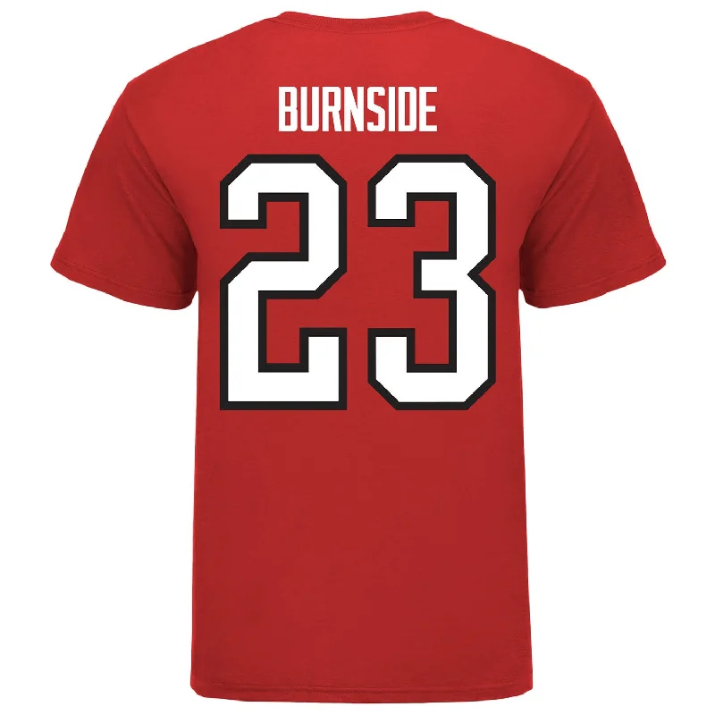 Ohio State Buckeyes Men's Hockey Student Athlete #23 Davis Burnside T-Shirt Masculine Men's Ohio State Buckeyes Men's Hockey Student Athlete #23 Davis Burnside T-Shirt Masculine Men's