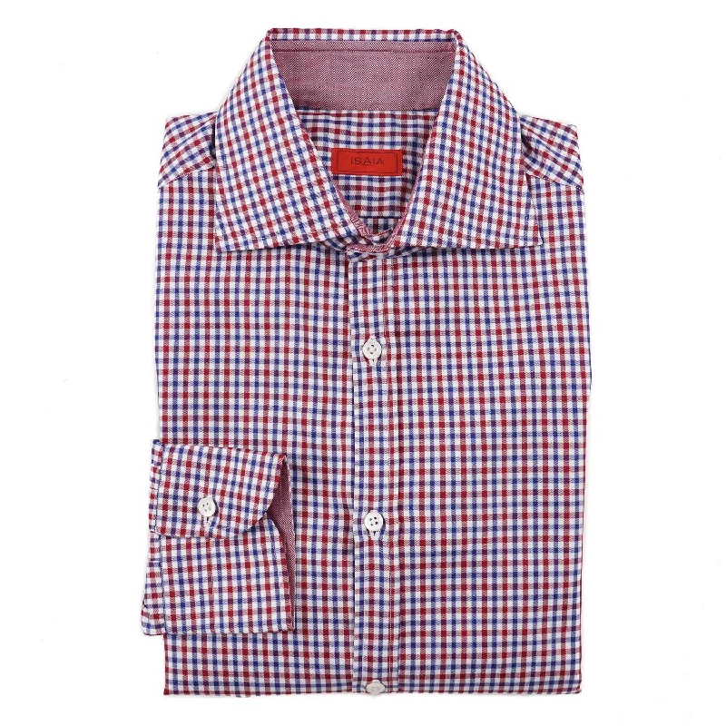 Isaia Slim-Fit Soft Twill Cotton Shirt Tailored