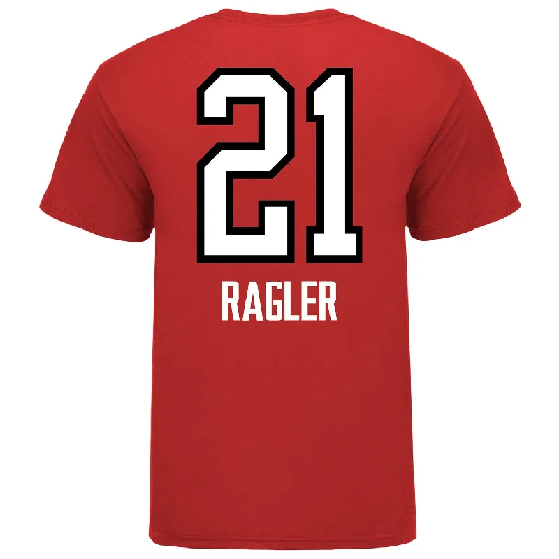 Ohio State Women's Volleyball Student Athlete T-Shirt #21 Zaria Ragler Hip Men's Retro