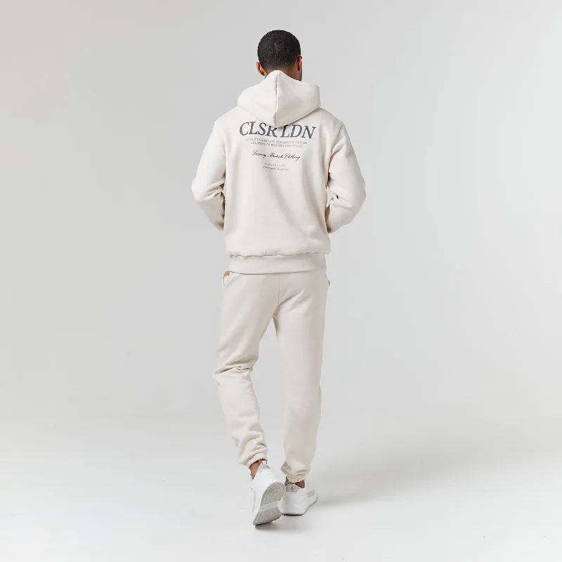 CLSR LDN Luxe Tracksuit | Stone Sleek Men's Metallic