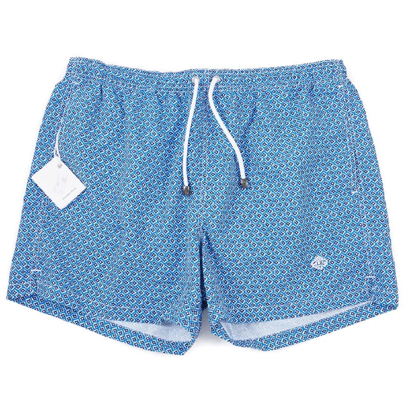 Luigi Borrelli Printed Swim Trunks Cool Men's Skate